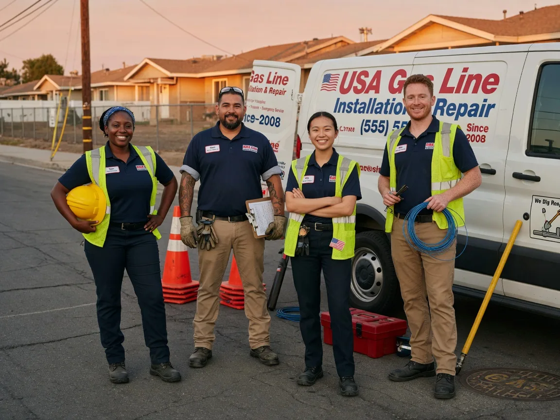 Gas Line Installation company in Conesville, IA